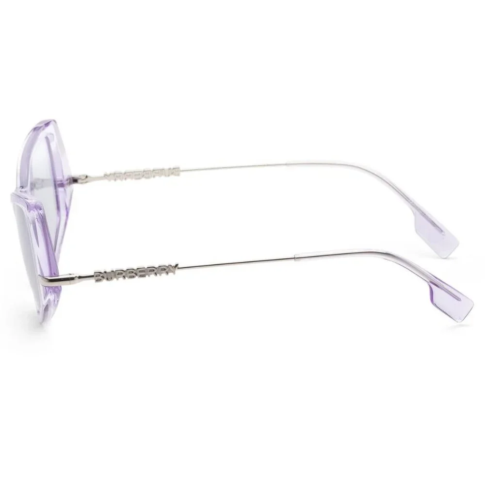 ❌SOLD❌ New Burberry Women`s Geometric 52mm Lilac Sunglasses - Picture 4 of 9